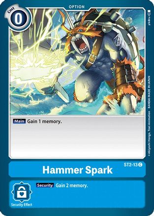 Hammer Spark (ST2-13) - Starter Deck 02: Cocytus Blue