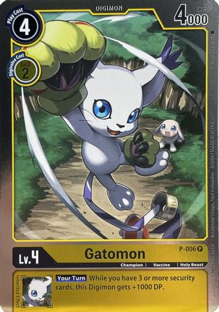 Gatomon - P-006 (P-006) - Digimon Promotion Cards Foil
