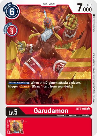 Garudamon - BT2-015 (BT2-015) - Release Special Booster 1.5