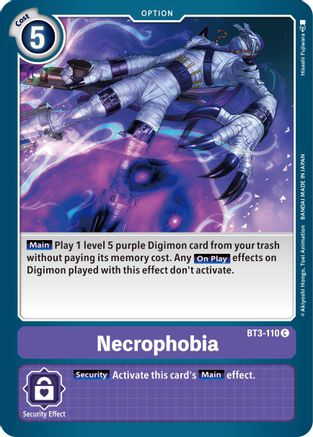 Necrophobia (BT3-110) - Release Special Booster 1.5