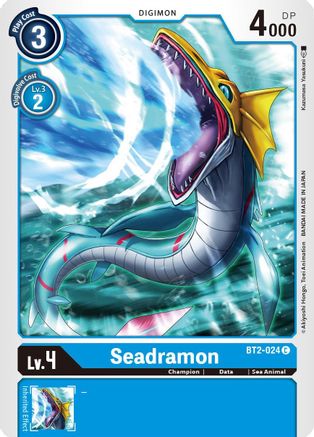 Seadramon (BT2-024) - Release Special Booster 1.5