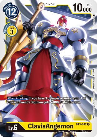 ClavisAngemon (BT3-042) - Release Special Booster 1.5