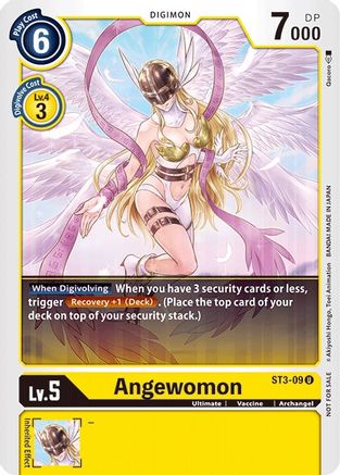 Angewomon - ST3-09 (Tamer Battle Pack 1) (ST3-09) - Starter Deck 03: Heaven's Yellow