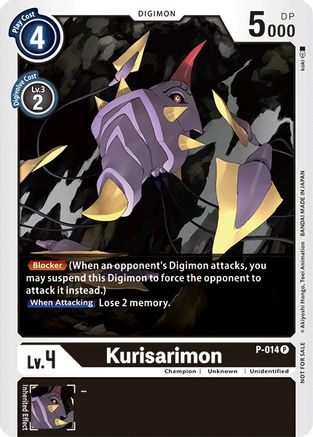Kurisarimon - P-014 (P-014) - Digimon Promotion Cards