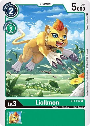 Liollmon (BT4-050) - Great Legend