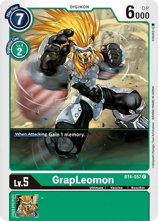 GrapLeomon (BT4-057) - Great Legend