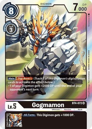 Gogmamon (BT4-072) - Great Legend Foil