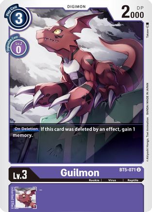 Guilmon (BT5-071) - Battle of Omni