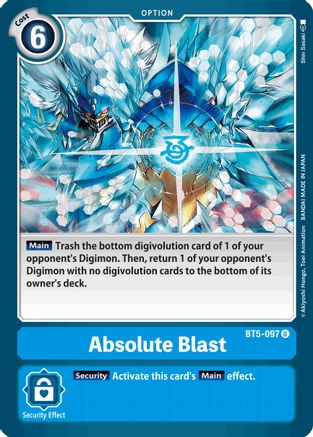 Absolute Blast (BT5-097) - Battle of Omni