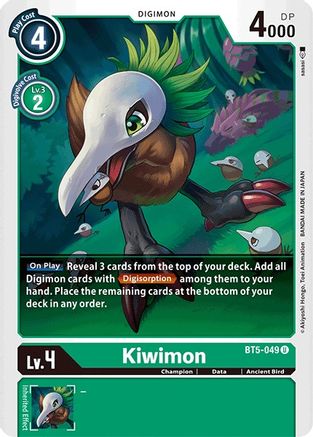 Kiwimon (BT5-049) - Battle of Omni