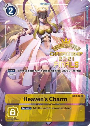 Heaven's Charm (2021 Championship Finals Tamer's Evolution Pack) (ST3-14) - Starter Deck 03: Heaven's Yellow Foil