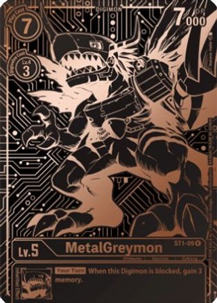 MetalGreymon - ST1-09 (2021 Championship Finals 3rd Place) (ST1-09) - Starter Deck 01: Gaia Red Foil