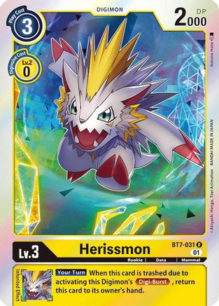 Herissmon (BT7-031) - Next Adventure Foil