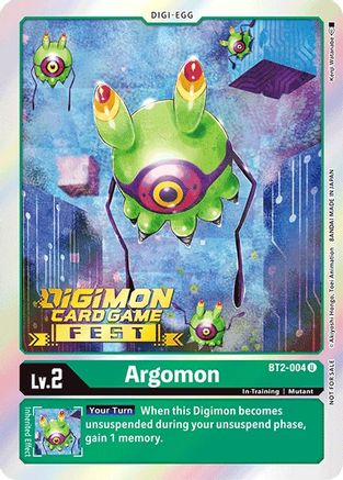 Argomon - BT2-004 (Digimon Card Game Fest 2022) (BT2-004) - Release Special Booster 1.0 Foil
