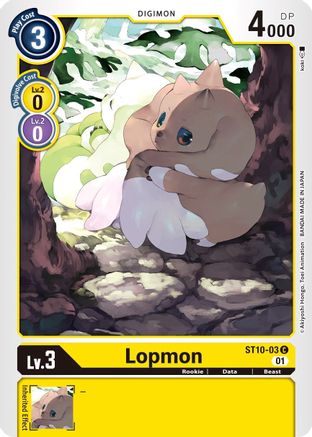 Lopmon (ST10-03) - Starter Deck 10: Parallel World Tactician