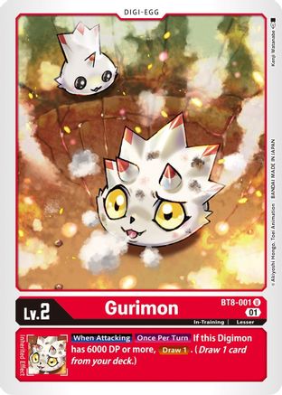 Gurimon (BT8-001) - New Awakening