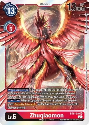 Zhuqiaomon (BT8-019) - New Awakening Foil