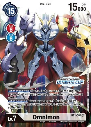 Omnimon - BT1-084 (Ultimate Cup 2022) (BT1-084) - Release Special Booster 1.0 Foil