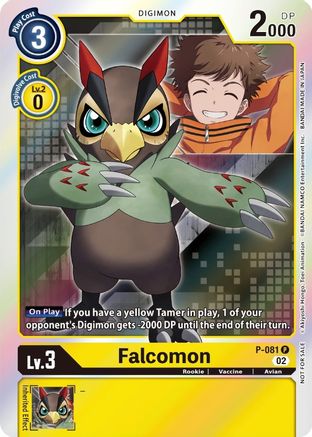 Falcomon - P-081 (P-081) - Digimon Promotion Cards Foil