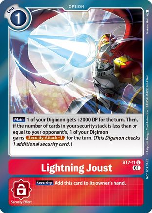 Lightning Joust (Gen Con 2022) (ST7-11) - Starter Deck 07: Gallantmon