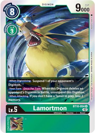 Lamortmon (BT10-054) - Xros Encounter Foil