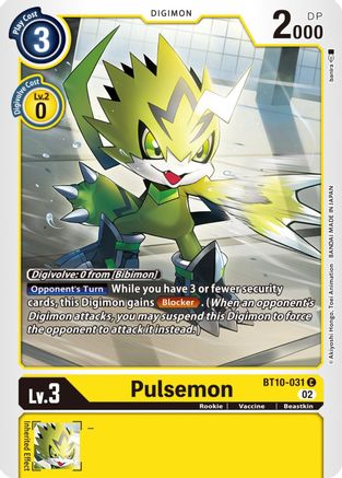 Pulsemon (BT10-031) - Xros Encounter