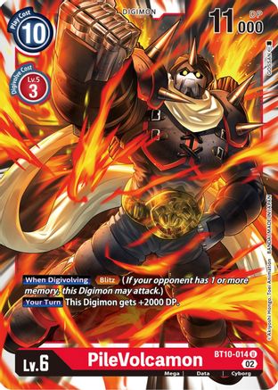 PileVolcamon (BT10-014) - Xros Encounter