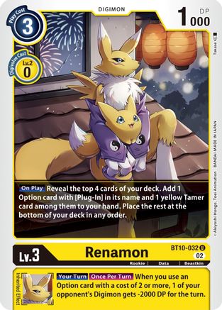 Renamon (BT10-032) - Xros Encounter