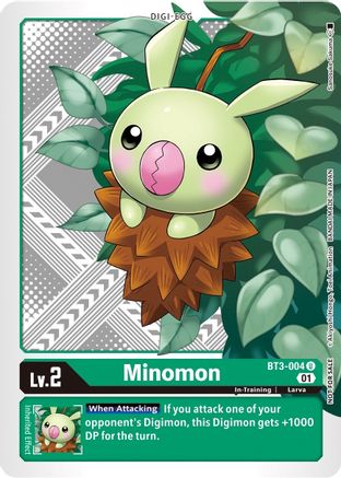 Minomon (Winner Pack Xros Encounter) (BT3-004) - Release Special Booster 1.5