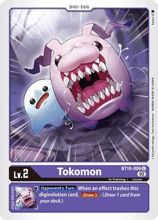 Tokomon (BT10-006) - Xros Encounter