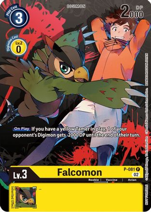 Falcomon - P-081 (Tamer Party Vol.7) (P-081) - Digimon Promotion Cards