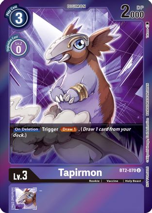 Tapirmon (Event Pack 4) (BT2-070) - Release Special Booster 1.0 Foil