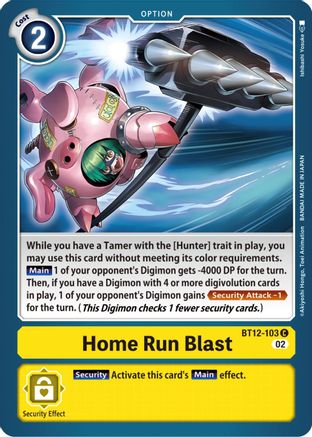 Home Run Blast (BT12-103) - Across Time