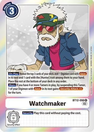 Watchmaker (BT12-098) - Across Time Foil