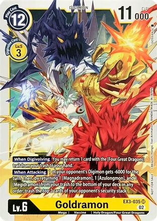 Goldramon (EX3-035) - Revision Pack Cards