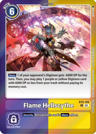 Flame Hellscythe (Event Pack 5) (BT8-109) - New Awakening Foil