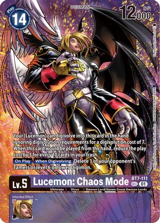 Lucemon: Chaos Mode (Premium Binder Set) (BT7-111) - Next Adventure Foil