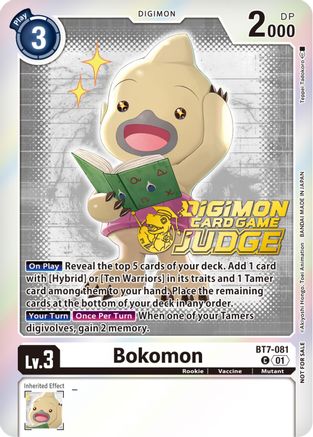 Bokomon - BT7-081 (Judge Pack 4) (BT7-081) - Next Adventure Foil