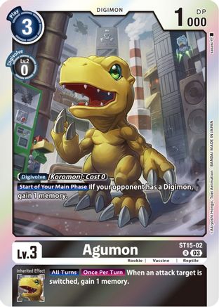 Agumon (ST15-02) - Starter Deck 15: Dragon of Courage Foil