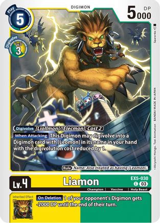 Liamon (EX5-030) - Animal Colosseum