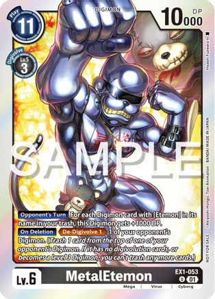 MetalEtemon (Official Tournament Pack Vol.12) (EX1-053) - Classic Collection Foil