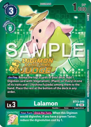 Lalamon (Judge Pack 5) (BT13-049) - Versus Royal Knights Foil