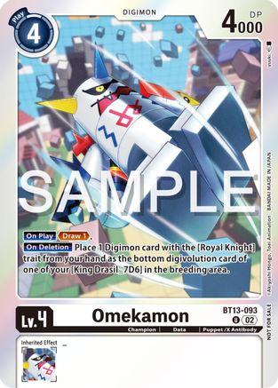 Omekamon (Event Pack 6) (BT13-093) - Versus Royal Knights Foil