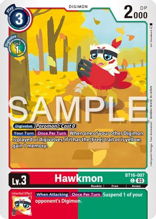 Hawkmon (BT16-007) - Beginning Observer