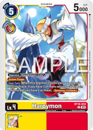 Harpymon (BT16-033) - Beginning Observer