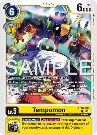 Tempomon (BT16-034) - Beginning Observer