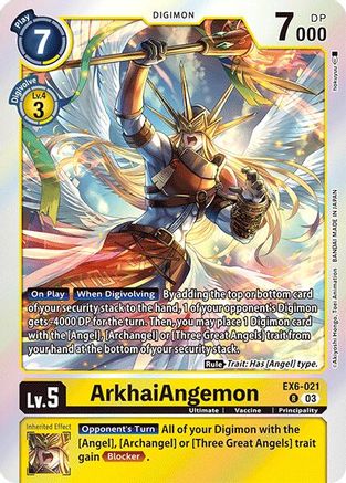 ArkhaiAngemon (EX6-021) - Infernal Ascension Foil