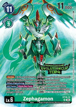 Zephagamon (August 2024 Evolution Cup Top 4) (ST18-12) - Starter Deck 18: Guardian Vortex Foil
