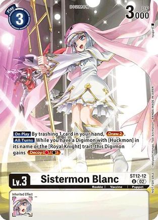 Sistermon Blanc (Event Pack 7) (ST12-12) - Starter Deck 12: Jesmon Foil