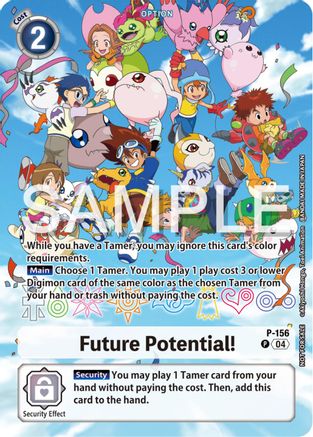 Future Potential! (25th Anniversary Digimon Adventure) (P-156) - Digimon Promotion Cards Foil
